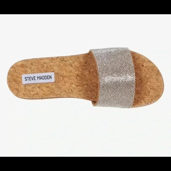 Steve Madden Diya Rhinestones Sparkly Sandals - Picture 2 of 6